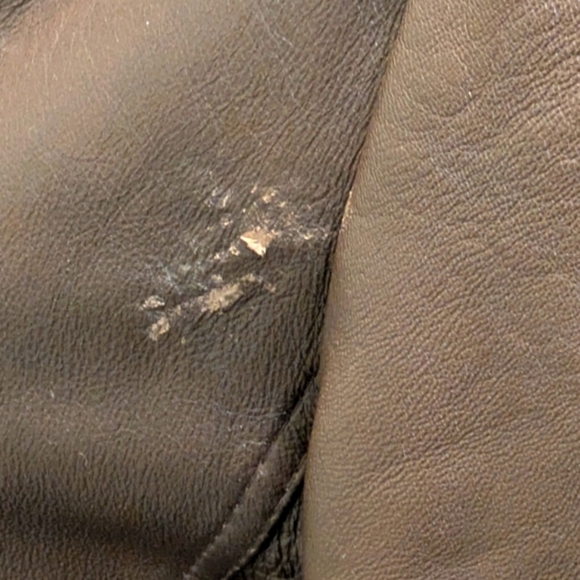 🇨🇦 Gorgeous 70s Trojan 20/XL Brown Leather Trench Coat Made in Canada - Picture 7 of 13